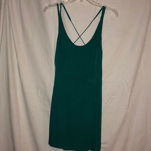 TOBI Turquoise Short Dress